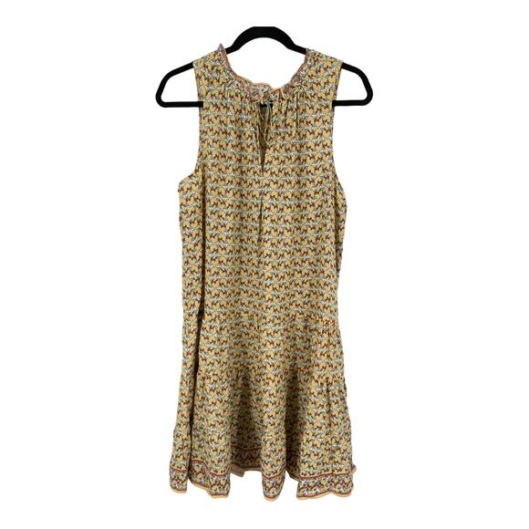 Max Studio dress Tie Neck sleeveless printed tiered X-Large XL - Picture 2 of 5